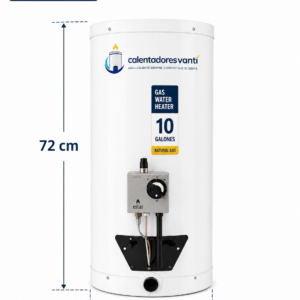 Calentador de Agua a Gas 10 Galones galvanizado (Garantía 1 año)