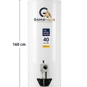 Calentador De Agua de 40 Galones a Gas Propano o Gas Natural En Acero inoxidable