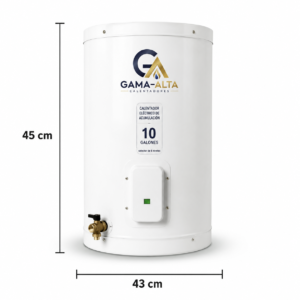calentador de acumulación eléctrico galvanizado de 10 galones Gama Alta