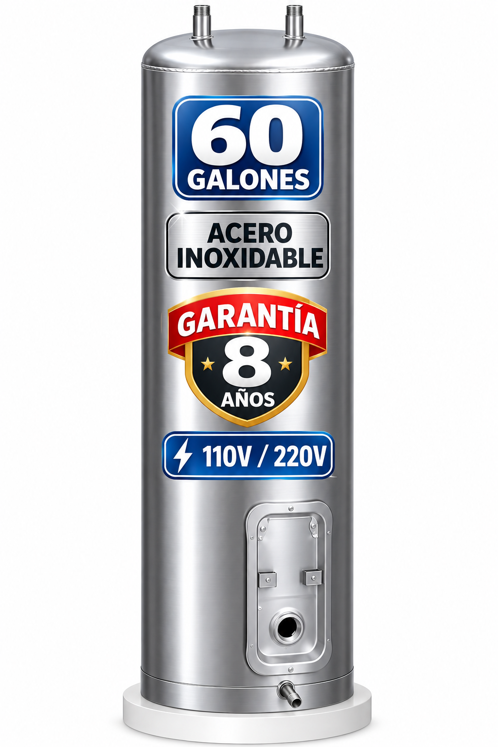 Cápsula Tanque Interno Eléctrico 60 Galones en Acero Inoxidable (110V / 220V) Haceb, Mabe, Bosch, Cimsa