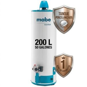 Calentador a gas Mabe 50 galones (200 l) ref. CAGLM80SAM3